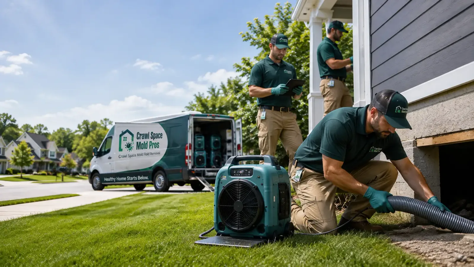 Crawl Space Mold Removal in Oakdale, NE